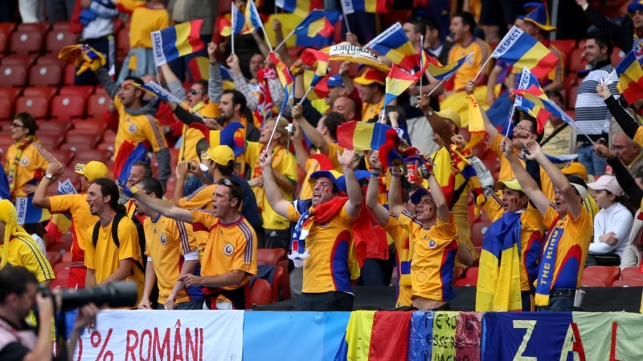 UEFA îi invită pe suporterii echipei naționale a României să aleagă sloganul țării pentru EURO 2016