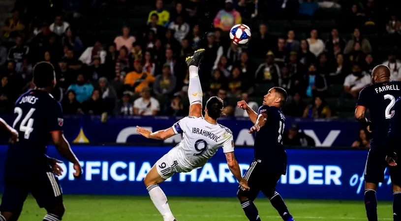 Zlatan Ibrahimovic, un nou gol fabulos în MLS! VIDEO | Foarfeca suedezului i-a ridicat în picioare pe fanii americani