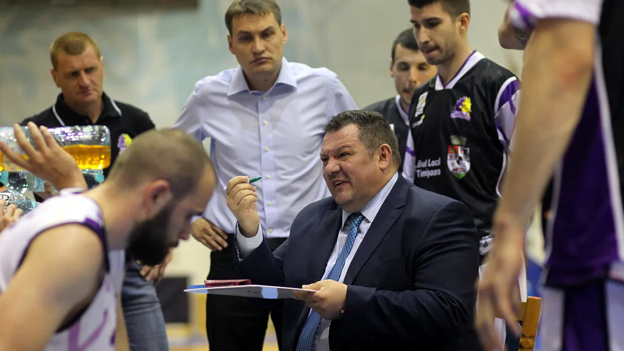 Dragan Petricevic va demisiona din funcția de antrenor al echipei de baschet BC Timișoara