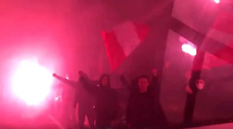 Steaua Roșie Belgrad a cucerit titlul în Serbia. Fanii nu au ținut cont de restricțiile de COVID-19 și au declanșat „fiesta” în oraș | VIDEO