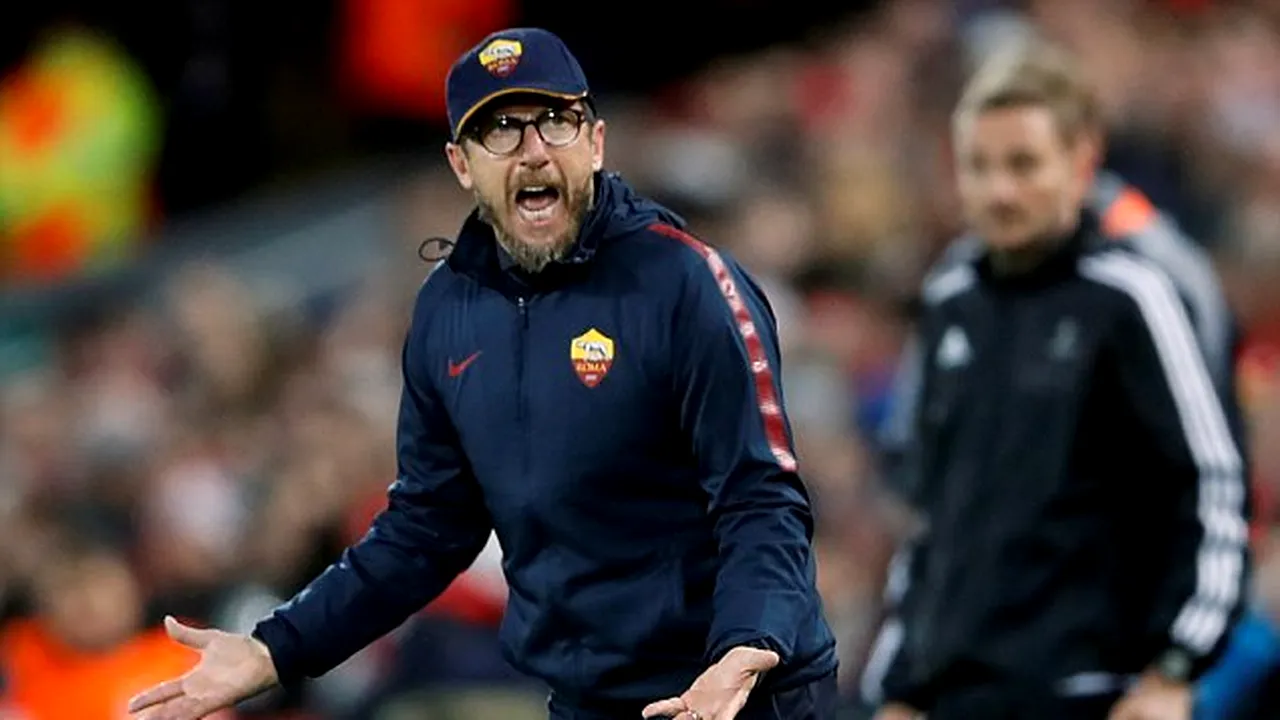 Rănitele etapei, AS Roma și Real Madrid, se luptă în Liga Campionilor. Di Francesco: 