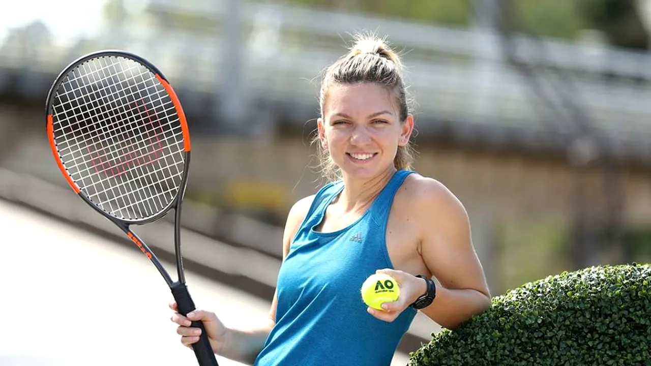 FOTO și VIDEO | Halep a efectuat primul antrenament pe centralul de la Australian Open, apoi s-a fotografiat cu un cunoscut politician. Care a fost scopul întâlnirii 