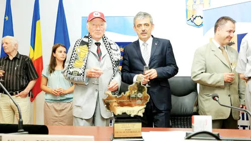 Nicolae Szoboszlay, fostul portar al lui „U” Cluj, a primit titlul de cetățean de onoare al orașului