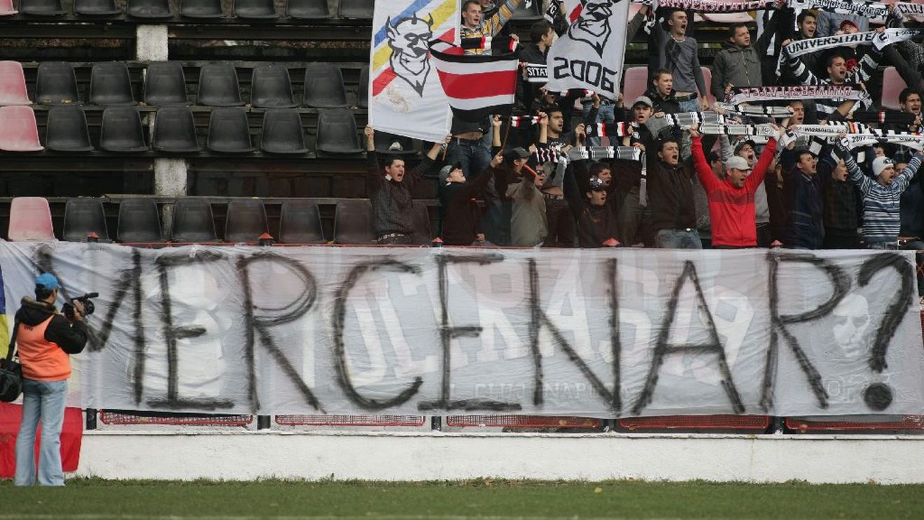 Galeria lui "U" Cluj l-a taxat pe Dorinel: "Mercenar?"