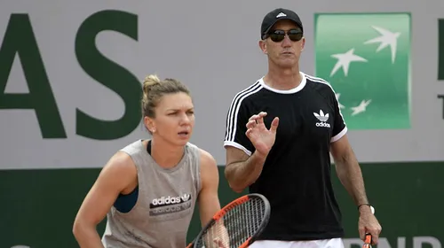 IMAGINEA ZILEI | Așa arată un antrenor mândru. Cum a fost surprins Darren Cahill după calificarea Simonei Halep în optimile de la Roland Garros