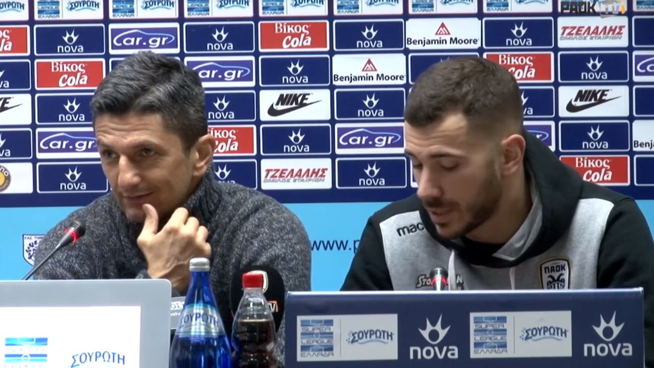 Cum să te bucuri când echipa ta primește gol? Răzvan Lucescu știe! Antrenorul lui PAOK i-a uimit pe greci la conferința de presă 

