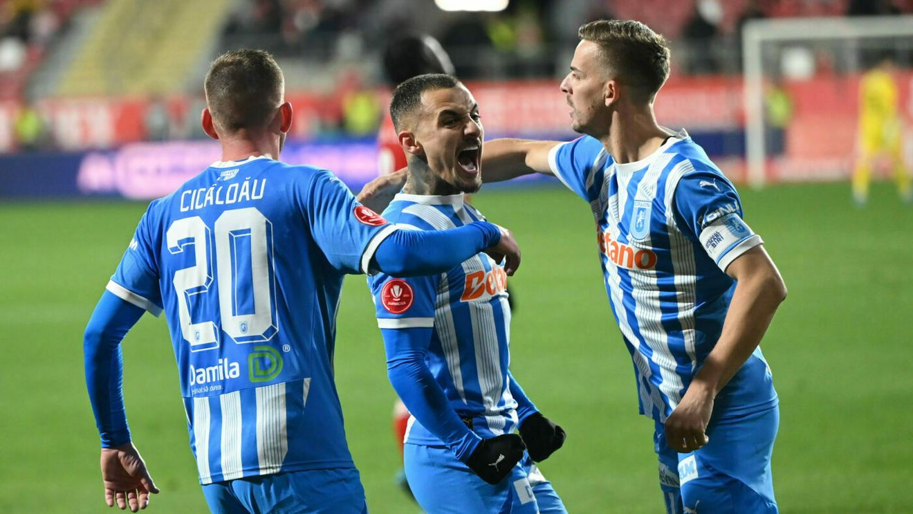 Alex Mitriță primește un dar special din partea tribunelor chiar în zi de meci pentru Universitatea Craiova: e locul întâi, în fața celui mai bun jucător FCSB din derby de România!