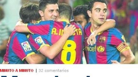 VIDEO** Messi deschide scorul la Getafe după o pasă magnifică marca Villa