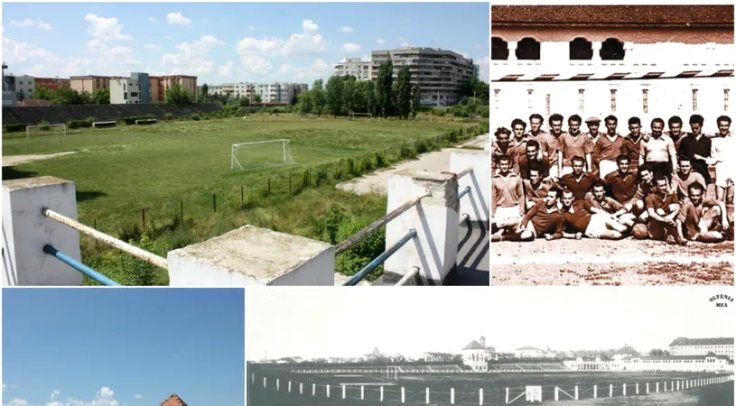 SPECIAL | Arena unde Ştiinţa Craiova a debutat în Divizia A şi unde a învins Steaua cu 10-0 zace degradată aproape de centrul oraşului. Stadionul ”Tineretului” din Bănie se apropie de un secol de la punerea pietrei de temelie