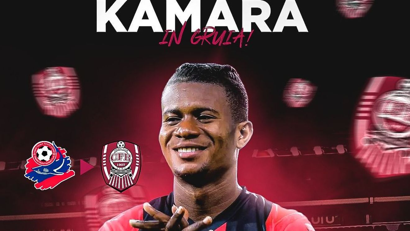 Adrian Mutu și Nelu Varga dau lovitura cu un atacant de Liga Campionilor! Africanul Mohammed Kamara, de la Hapoel Haifa, a semnat cu CFR Cluj