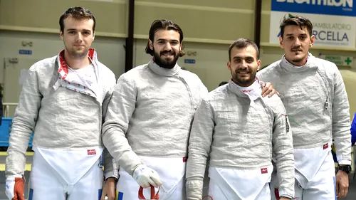 Echipa masculină de sabie a României, locul 4 la Cupa Mondială de la Padova