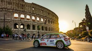 Premieră în motorsportul românesc: prima probă specială câștigată în Europeanul de Raliuri!