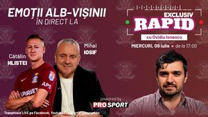 "EXCLUSIV RAPID" cu Miță Iosif, Cătălin Hlistei și Denis Ciobotariu e în direct pe YouTube - ProSport, astăzi, de la ora 17:00