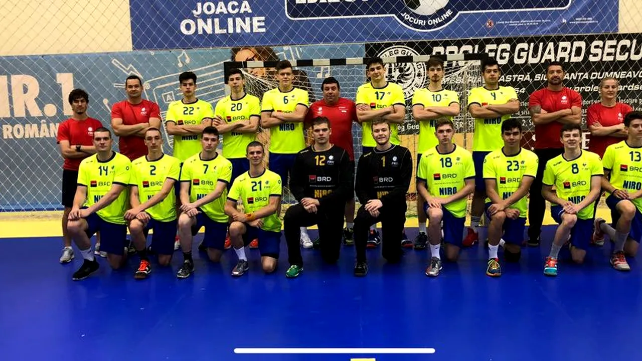 Surpriză uriașă realizată de juniorii români. Naționala U18 a terminat la egalitate cu Franța la Campionatul European din Croația