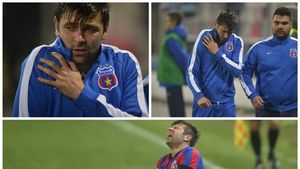 Motive de îngrijorare pentru Gâlcă: Varela și Rusescu au ieșit accidentați. Atacantul acuză din nou probleme la umăr