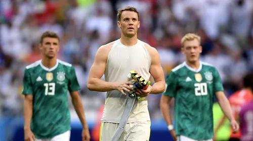 VIDEO | Golul stupid încasat de Germania pe finalul partidei, după ce Neuer a ajuns să dribleze în preajma careului advers