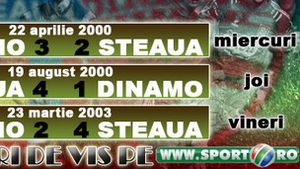 "El Clasico" Dinamo - Steaua se joacă pe www.sport.ro!