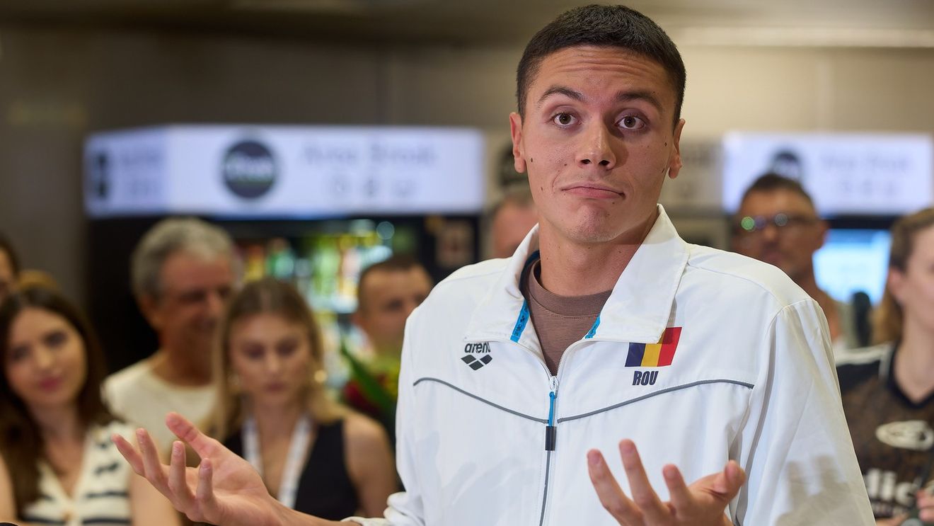 David Popovici a „blocat” o benzinărie. Ce s-a întâmplat când campionul a oprit pentru a-și alimenta mașina