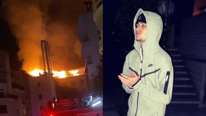 Mario Mutu, martor la incendiul devastator din cartierul bogaților! Fiul antrenorului de la Rapid se afla în complexul mistuit de flăcări | VIDEO