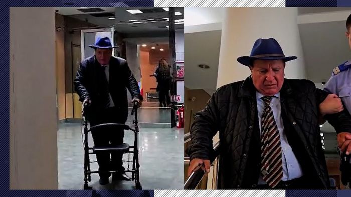 Imagini tulburătoare cu Sică Pușcoci. Avocatul care a fost impresarul lui Ilie Dumitrescu și care a fost audiat în Dosarul Transferurilor se deplasează cu cadru la 70 de ani