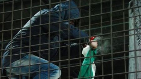 Jandarmeria Cluj l-a identificat pe suporterul rapidist care a incendiat drapelul Ungariei!** "Riscă între 6 luni și 3 ani de închisoare"