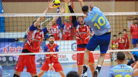 Corona Brașov a dat lovitura în primul meci al finalei la volei masculin