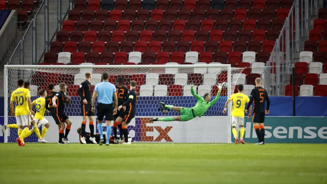 Andrei Ciobanu, ce reușită superbă! România U21 a izbutit cel mai frumos gol de la Campionatul European