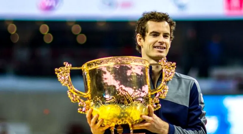 Andy Murray a câștigat turneul de la Beijing, după ce l-a învins pe Grigor Dimitrov în finală