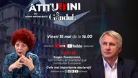 „Atitudini cu Adina Anghelescu” începe vineri, 15 mai, de la ora 16:00, live pe Gândul. Invitatul emisiunii este Eugen Teodorovici