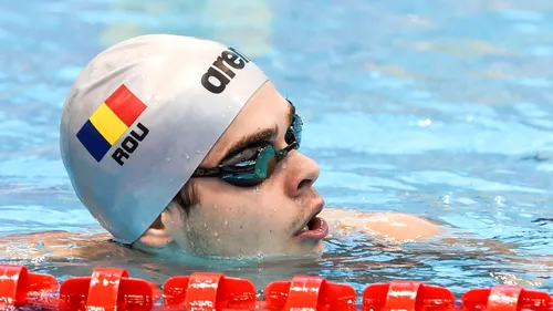 Robert Glință, calificat cu record național în finala probei de 100 m spate la Europenele de înot în bazin de 25 de metri de la Copenhaga