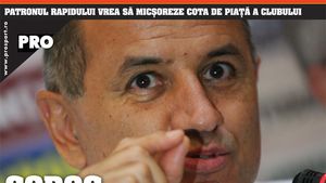 Copos scade valoarea Rapidului