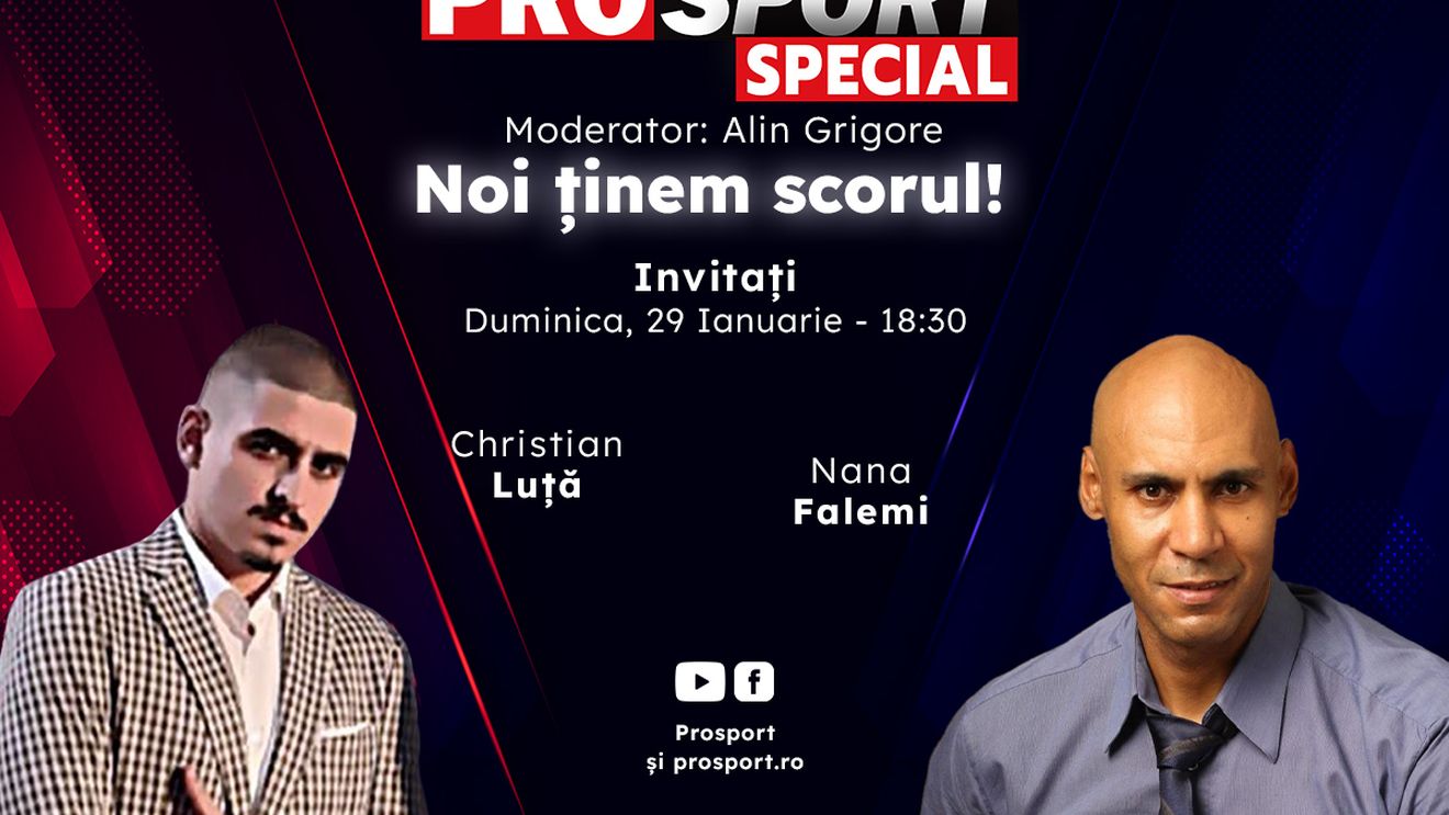 Comentăm împreună la ProSport Special meciul FCSB – Farul Constanța alături de Nana Falemi și Christian Luță
