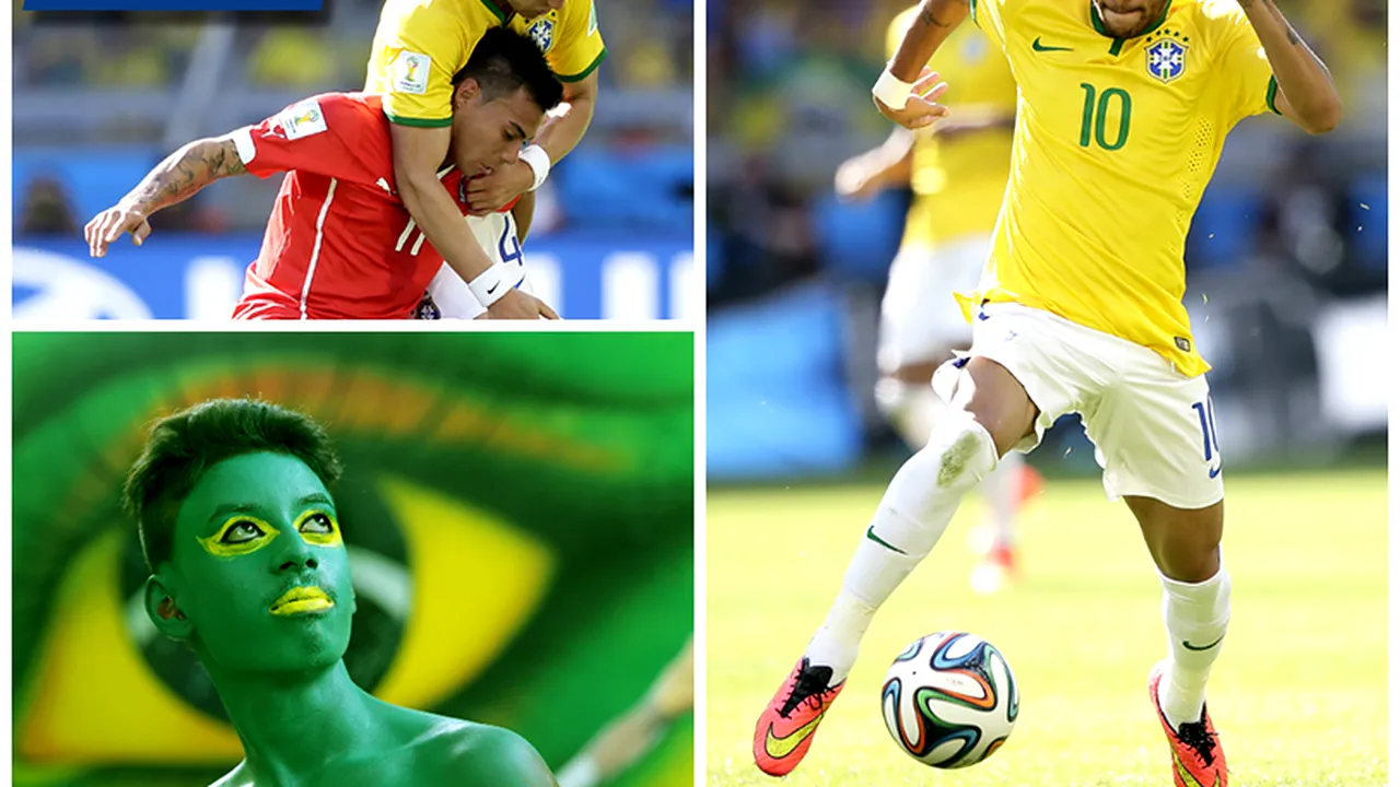 LIVE BLOG CM 2014, ziua 16 | Brazilia - Chile 1-1. Optimile încep cu un meci de 120 de minute: urmează prelungiri la Belo Horizonte. Invazie de măști cu chipul lui Suarez la Rio de Janeiro