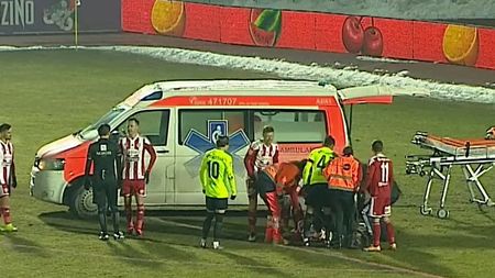 Florin Ștefan, accidentare „horror” la Sfântu Gheorghe! Primul verdict al medicilor după ce a fost dus de urgență la spital | FOTO