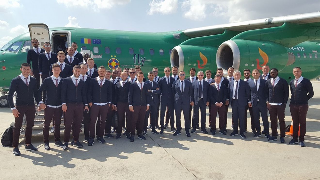La muncă în Spania! Avionul Stelei a făcut escală în Italia, în drumul spre Villarreal. Vicecampionii au zburat 5 ore și jumătate până în Spania, după 2 decolări și 2 aterizări
