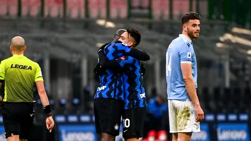 Inter urcă pe locul 1 în Serie A, după victoria cu Lazio. Eternul duo Lukaku & Lautaro a devastat apărarea lui Simone Inzaghi | VIDEO
