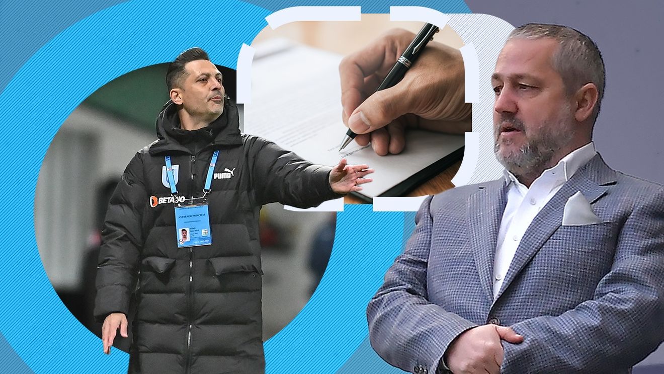 Mihai Rotaru nu i-a acceptat demisia lui Rădoi şi i-a pus contractul în faţă. Care au fost argumentele finanţatorului Universităţii Craiova. EXCLUSIV