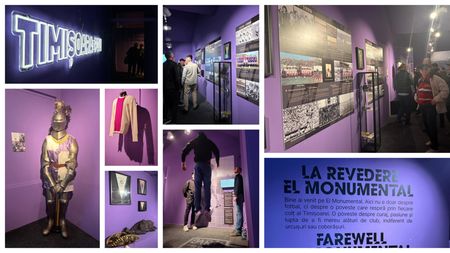”La revedere, El Monumental!” Expoziția de la Stadionul ”Dan Păltinișanu” și-a deschis porțile. Printre atracții sunt o armură de la meciul cu Juventus și un sombrero de la Universiada din 1979