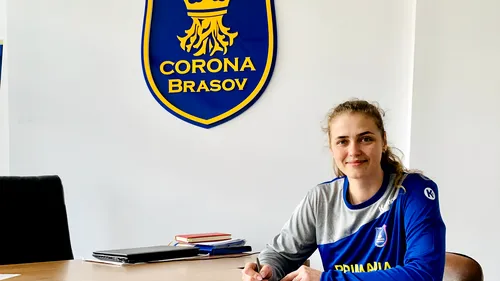 Viktoriia Tymoshenkova și Andreea Pătuleanu au semnat prelungirea contractelor cu Corona Brașov. Dragomir: „Campania de transferuri de la Corona nu s-a încheiat