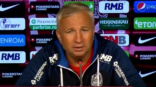 Dan Petrescu, atac dezlănțuit la adresa arbitrajului înainte de CFR - Farul: „În momentul ăsta poate eram deja campioni, am avut 9 penalty-uri în 9 meciuri. Cu Farul mă aștept la greșeli mari de arbitraj, sunt 100% convins. N-am nicio emoție”