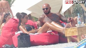 Giani Kiriță, like a boss! Cum și-a făcut apariția la plajă fostul dinamovist alături de iubita lui | FOTO & VIDEO EXCLUSIV