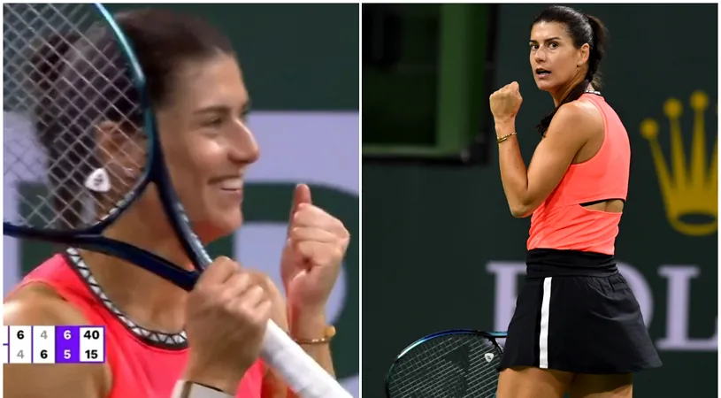 Sorana Cîrstea i-a „dat pe spate