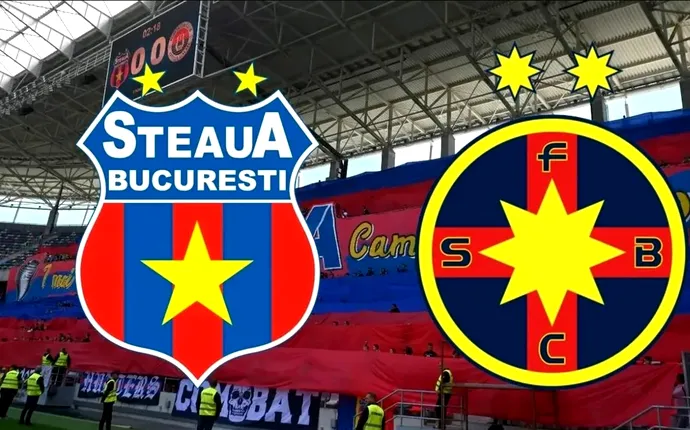 CSA Steaua și FCSB s-au întrecut în urări cu ocazia zilei de 7 mai! Clubul lui Gigi Becali l-a decupat pe Marius Lăcătuș din fotografia cu faimoasa Cupă a Campionilor Europeni