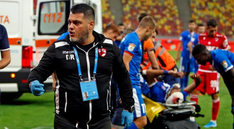 Medicul Adrian Motoacă, șocat după ce s-a oferit să facă voluntariat la Dinamo: „E o imagine dezolantă de club de Liga 4!”. „Câinii” riscă să piardă următorul meci la „masa verde”