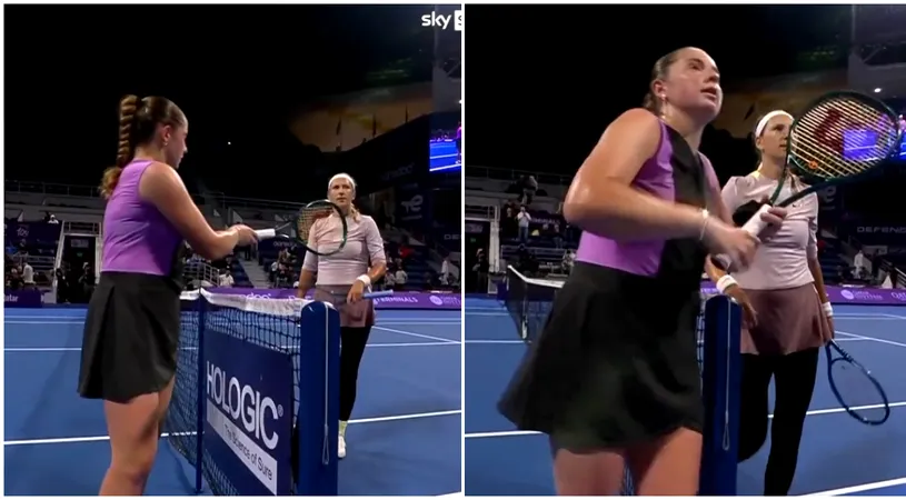 Jelena Ostapenko, zero respect față de adversară la Doha! A refuzat să dea mâna cu Victoria Azarenka: reacția bielorusei i-a uns la suflet pe fani. VIDEO