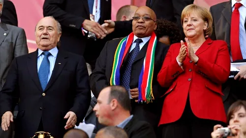 Angela Merkel nu va fi pe stadion la Germania-Spania!