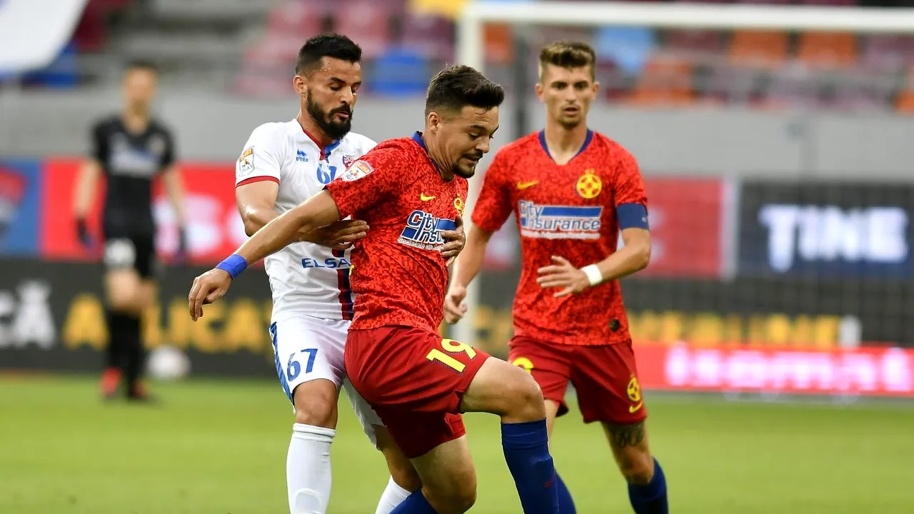 FCSB - FC Botoșani 1-1 | Roș-albaștrii urcă din nou pe podium, după un meci cu două cartonașe roșii! GALERIE FOTO