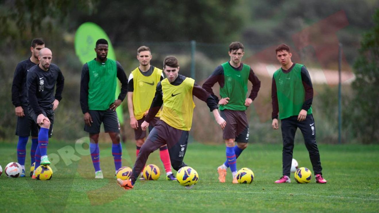 FOTO: Bourceanu și Neagu au trecut deja la treabă în cantonamentul Stelei. Cum au fost răsplătiți steliștii după egalul cu Dinamo Kiev