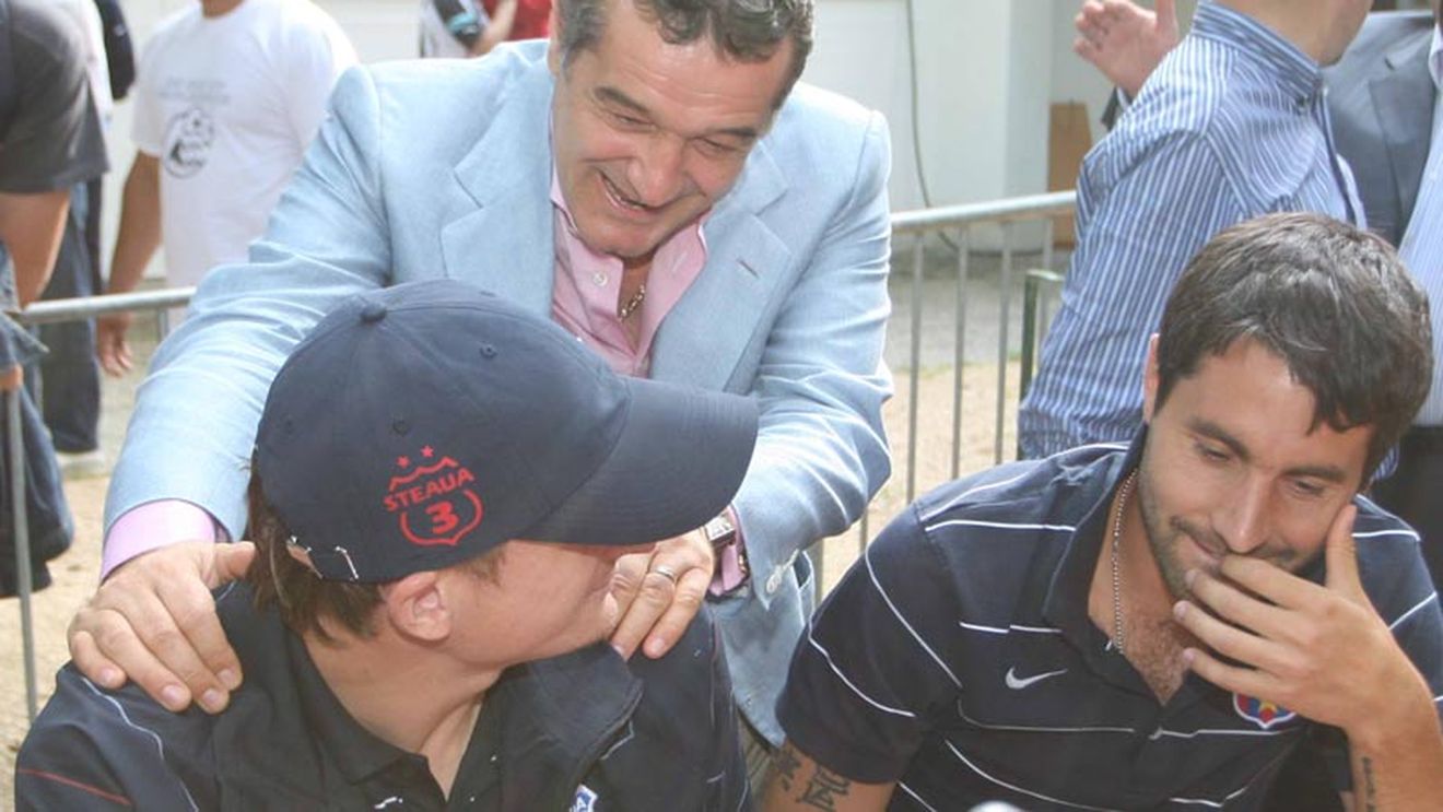 Becali:"Nu vrei să pleci gratis? Goian:"Am muncit la Steaua!"