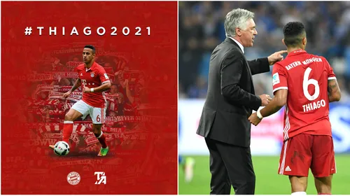 Thiago Alcantara și-a prelungit contractul cu Bayern Munchen până în 2021